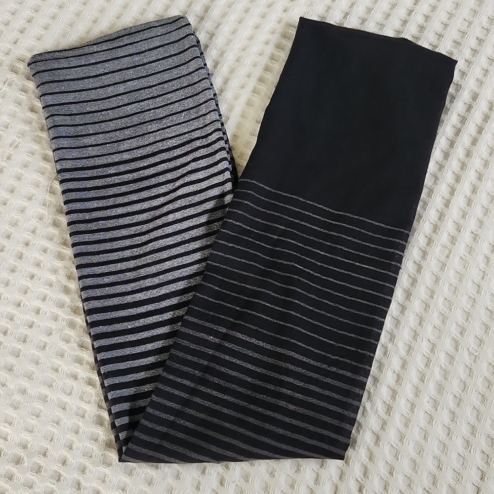 Ombre striped scarf Winter Fall Cozy contemporary Boys Mens Minimalist